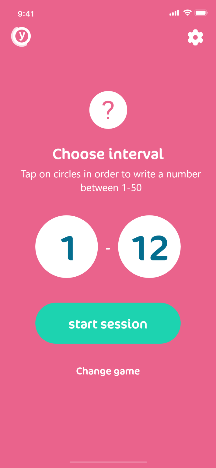 Pick for me: choosing the number range, 1 to 12