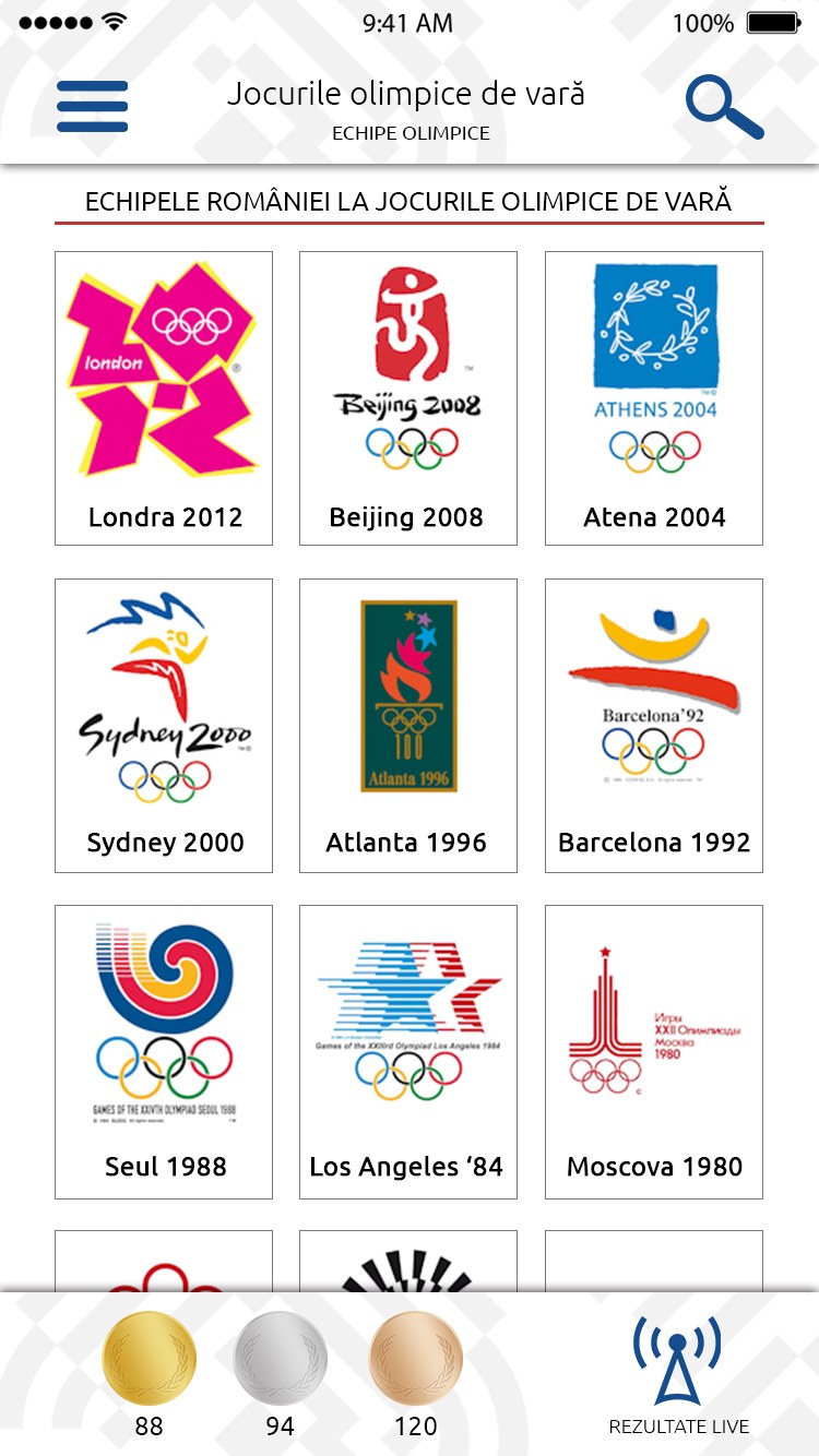 The list of Summer Olympic Games, with each edition’s emblem, from Moscow 1980 to London 2012